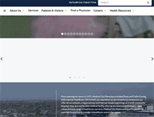 Tablet Screenshot of medicalcityplano.com